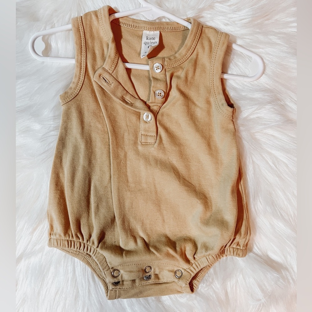 Kate Quinn- mustard yellow bubble romper